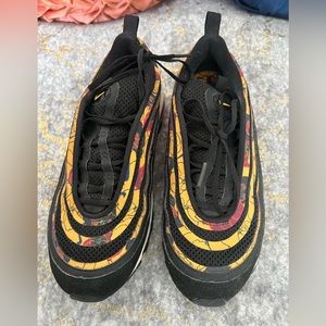 Nike air max 97 FLORAL black university
